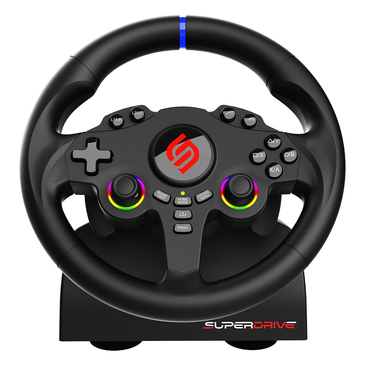 SUBSONIC Racing SV250 Gaming Steering Wheel Switch 2, PS4, Xbox & PC – 180°