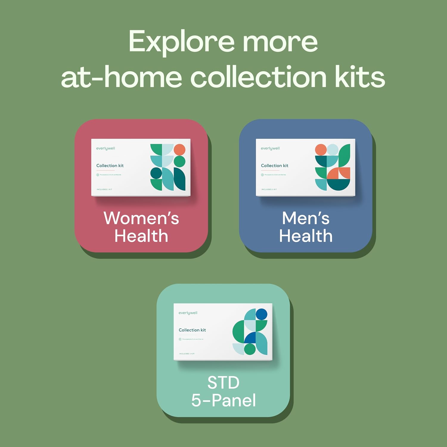 Everlywell At-Home Trichomoniasis Collection Kit for Women and Men, Discreet STI Kit, Accurate CLIA-Certified Lab Results Within Days