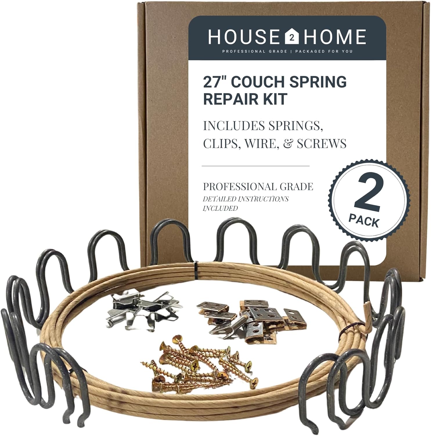 House2Home 18" Sofa Spring Repair Kit – Complete Couch Fix