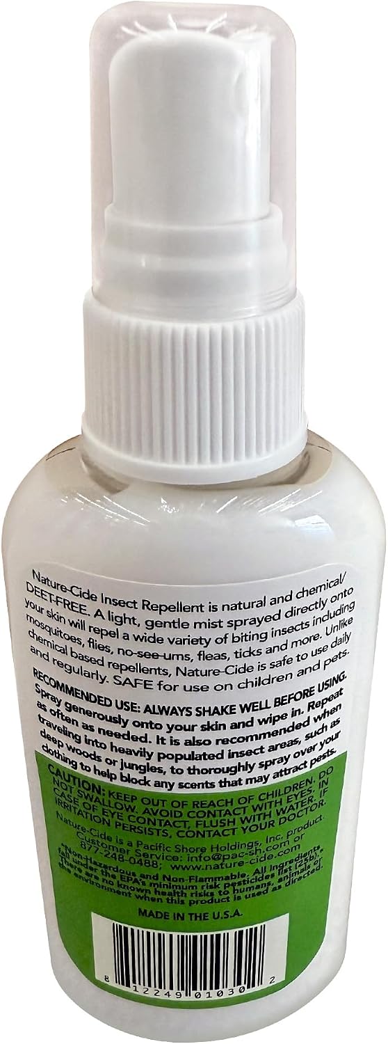 Insect Repellent. Combats and Repels Many Outdoor Pests. Safe for Use Around Children and Pets (2 oz.)