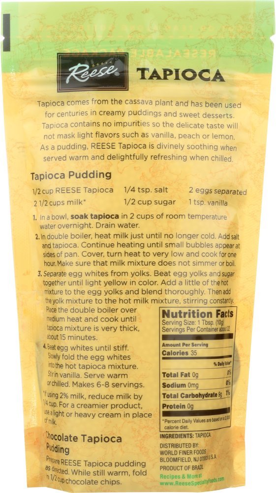 Reese Large Pearl Tapioca, 7 Ounces (Pack of 6)