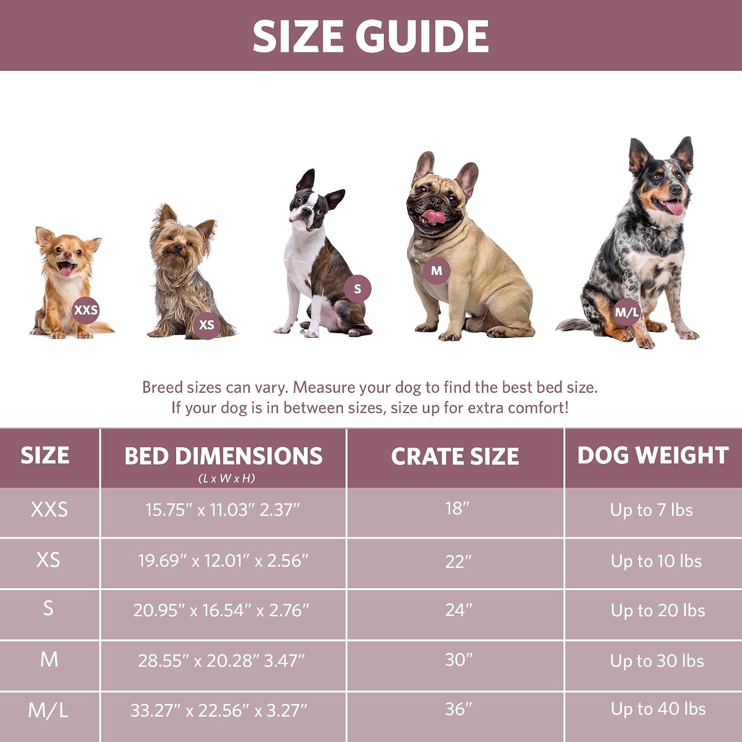 MidWest Homes for Pets QuietTime XXS Dog Bed – Cinnamon Faux Fur Bolster, Ultra-Soft and Machine Washable, Fits 18-Inch Crates and Carriers, for Small Dogs and Cats