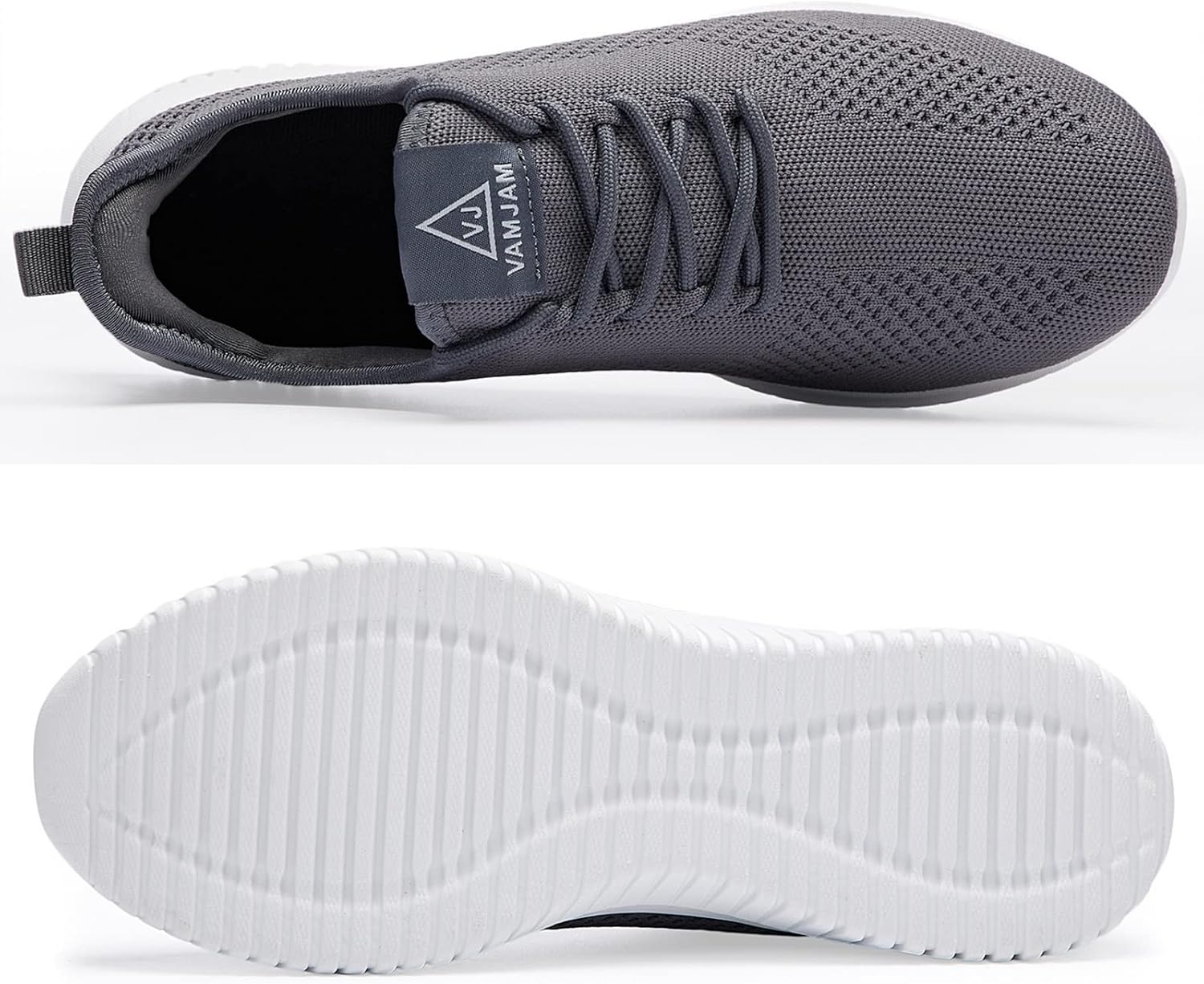 VAMJAM Men's Running Shoes Ultra Lightweight Breathable Walking Shoes Non Slip Athletic Fashion Sneakers Mesh Workout Casual Sports Shoes