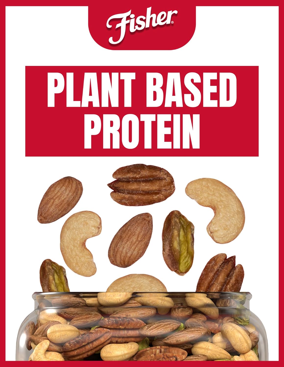 Fisher Oven Roasted Never Fried Deluxe Mixed Nuts, 24 Ounces