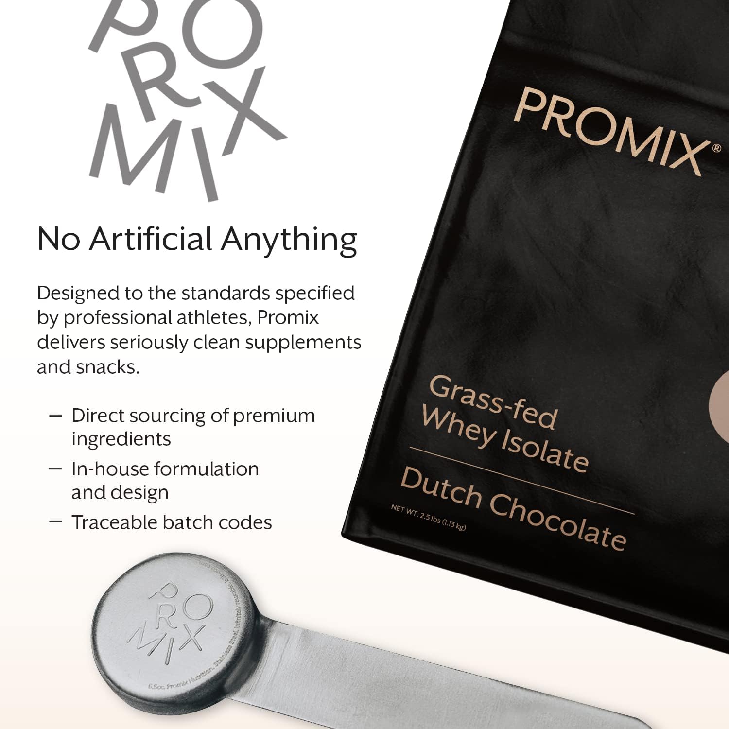 ProMix Nutrition Whey Isolate Powder, Unflavored - 2.5 lb (Pack of 2)