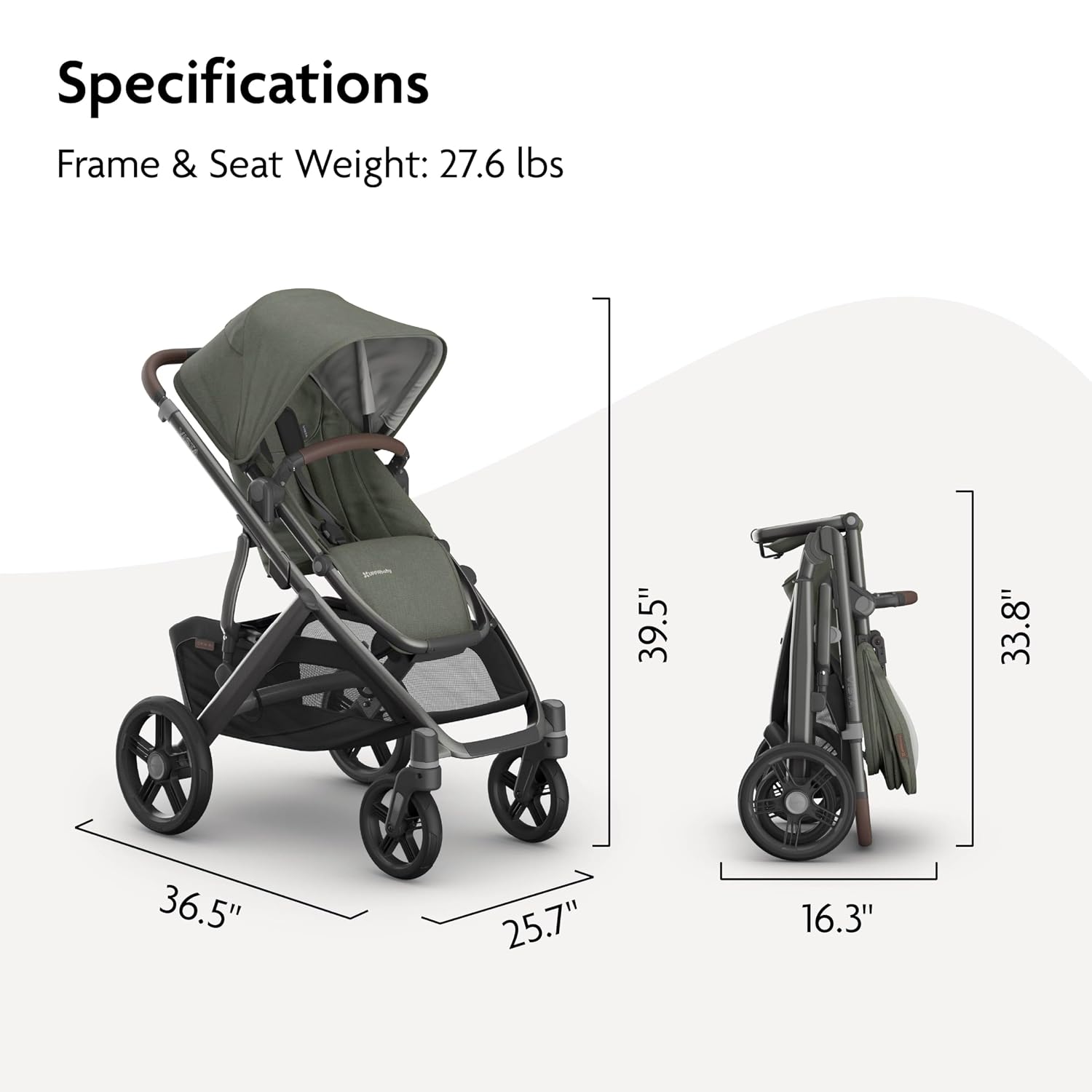 UPPAbaby Vista V3 Convertible Single-to-Double Stroller - Jake