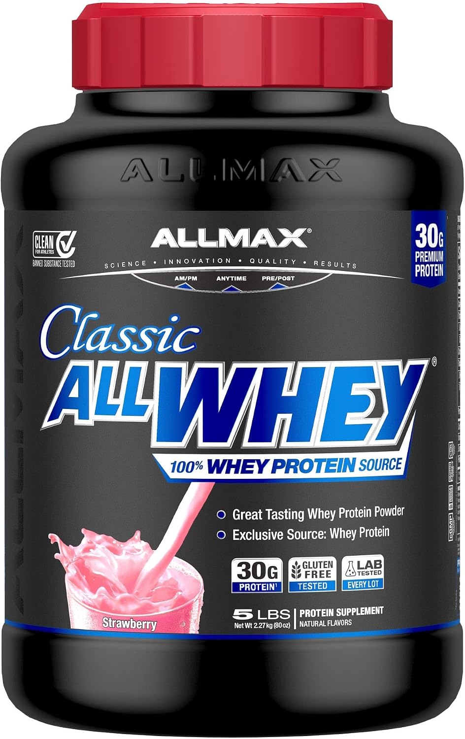 ALLMAX AllWhey Classic Whey Protein Powder, Chocolate, 5 lb