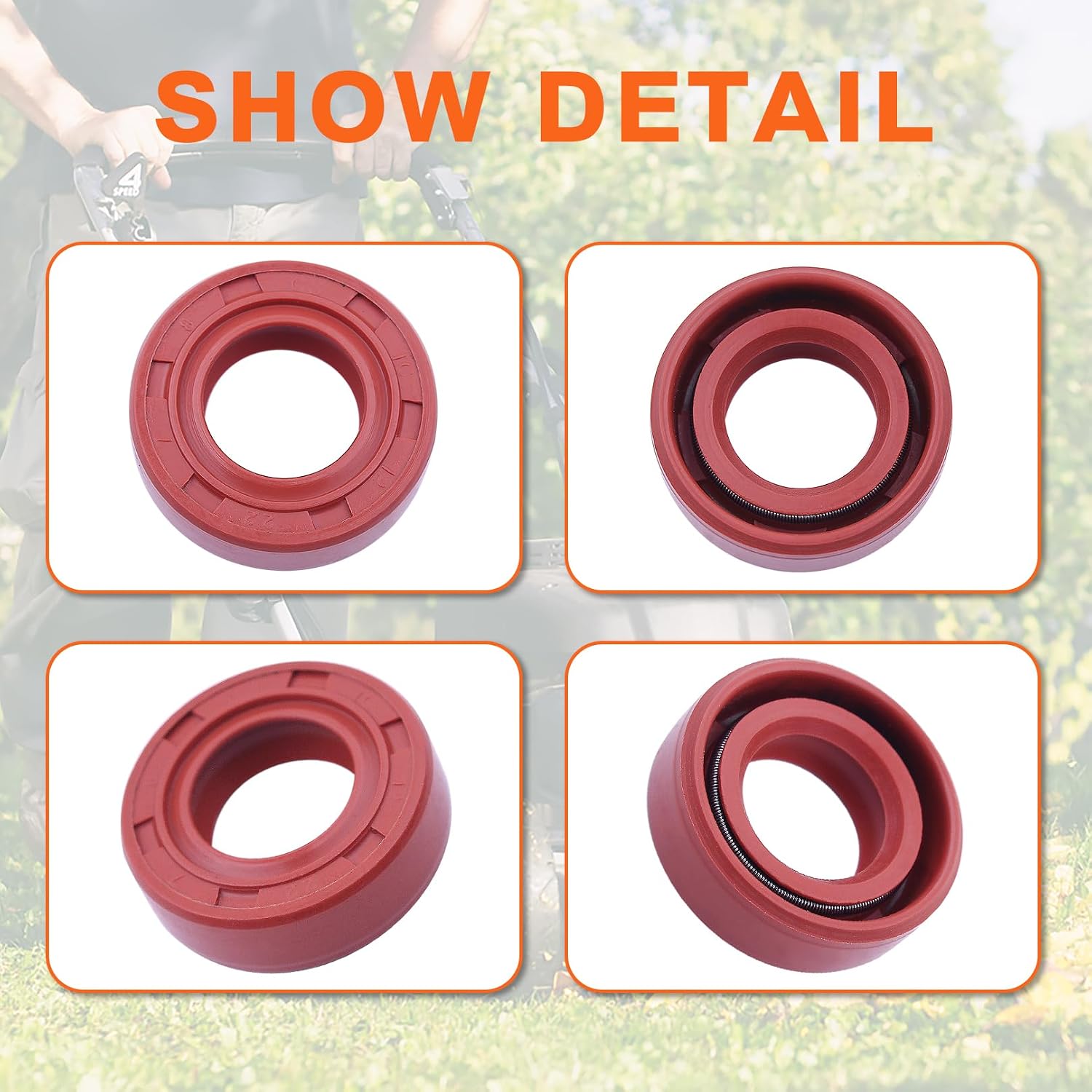 Oil Seal for Stihl FS38 FS40 FS45 FS46 FS50 FS55 FS56 FS70 FS83 BG86 BG45 BG46 BG55 BG56 BG66 BG85 BR45C BT45 FC55 FC56 FC70C FC73 FC83 Backpack