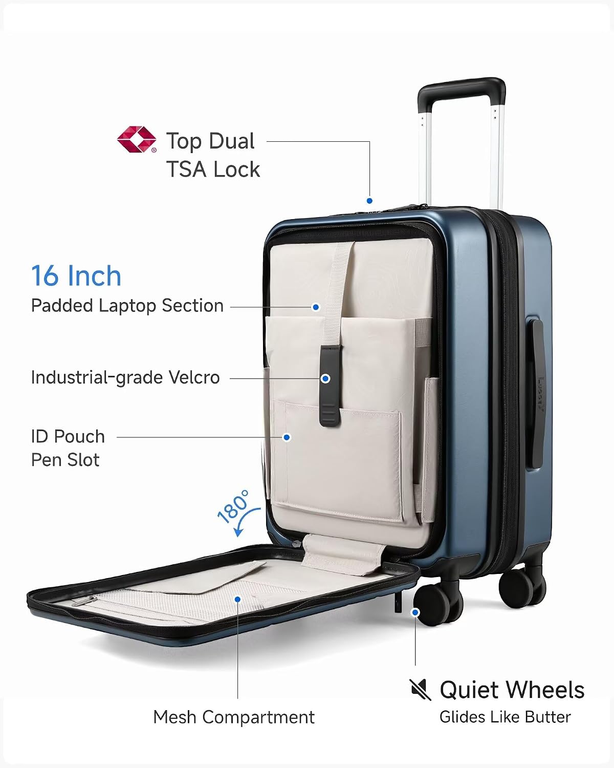 LUGGEX Checked Top Opening Expandable Suitcase, Black, 28" | Checked Luggage, Top Opening Design, 100% PC Hard Shell, Expandable Storage, TSA Approved Lock, 105L-115L Capacity, FX-Core