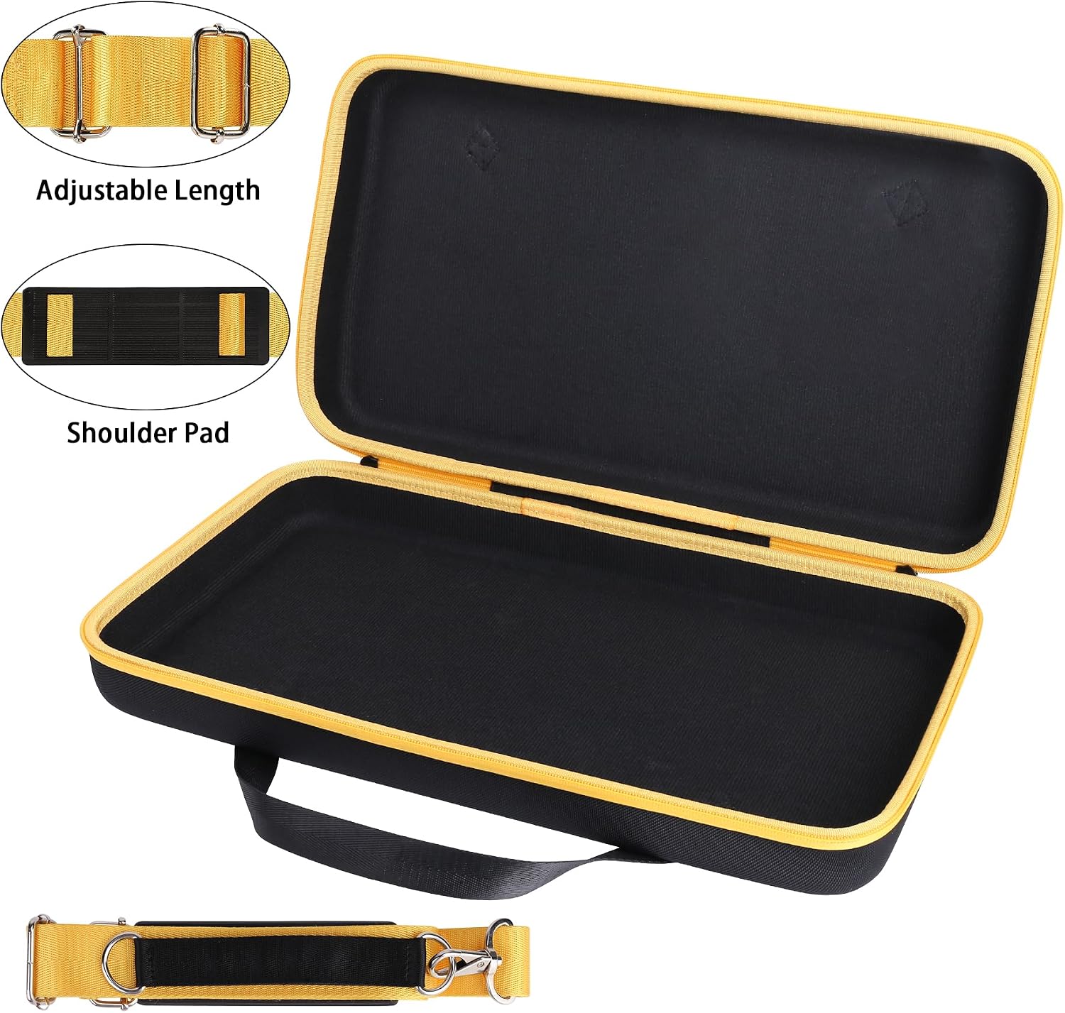 khanka Hard Storage Case for Dewalt DCF682N1/DCF680N2 Screwdriver | EVA Hard Shell, Accessory Storage Pocket, Workshop Tool Storage
