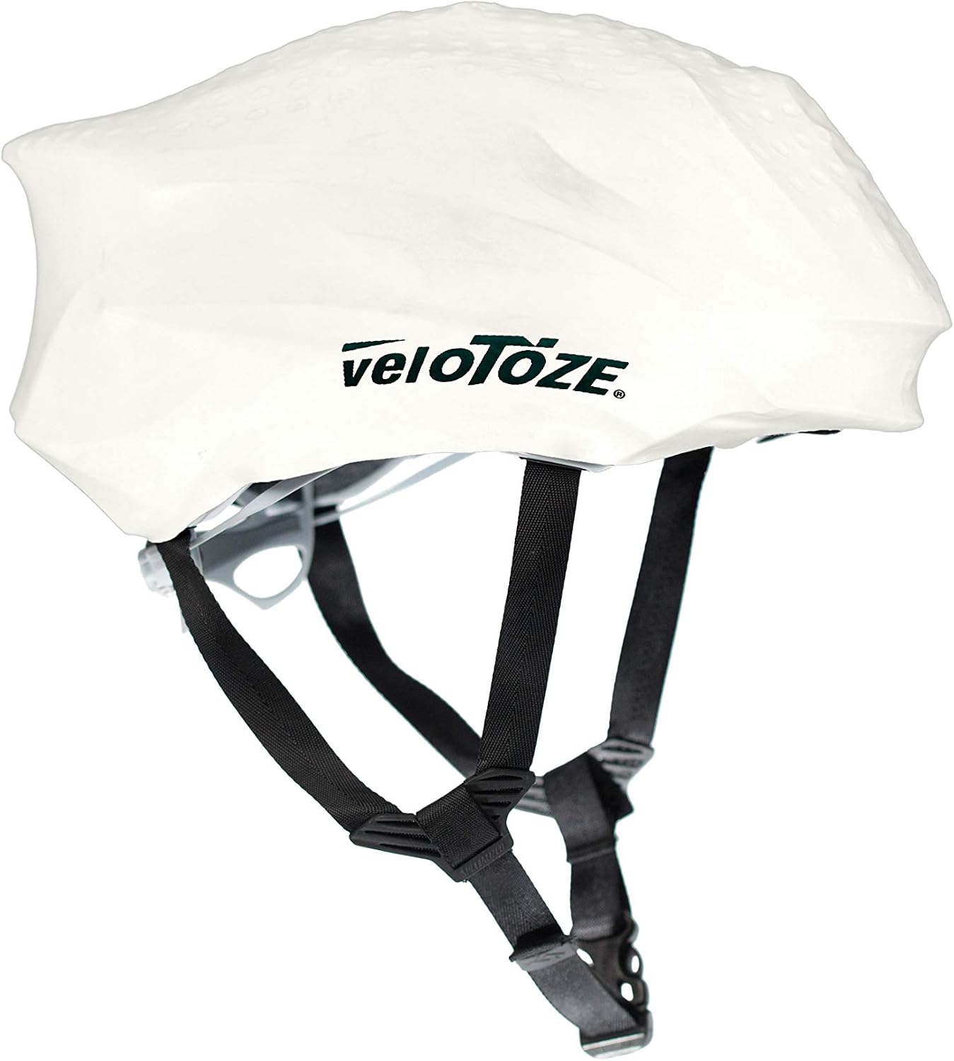 veloToze Cycling Helmet Cover, fits Most Bike Helmets - Keeps Wind, rain and Sun Away from Head; Bright Colors for Visibility