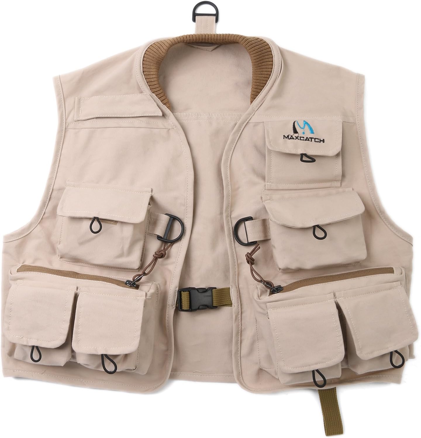 M MAXIMUMCATCH Maxcatch Fly Fishing Vest Pack, Cotton