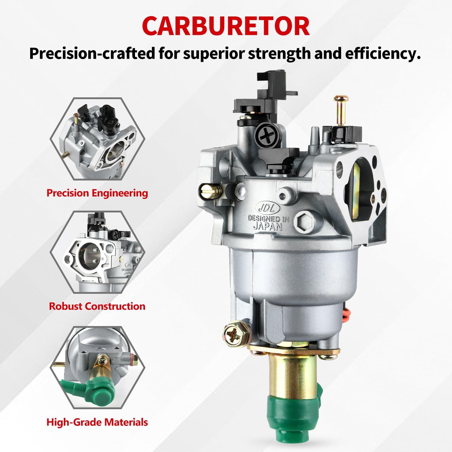 Carburetor for Harbor Freight Predator Champion 420CC 13HP 14HP 15HP 16HP Generator 69671 68530 68525 69672 69674 68529 68526 GX340 GX390 7000 8750