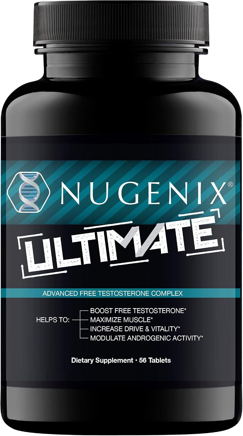 Nugenix Ultimate, Testosterone Booster, 120 tablets | Maximize Muscle, Increase Drive, Modulate Androgenic Activity