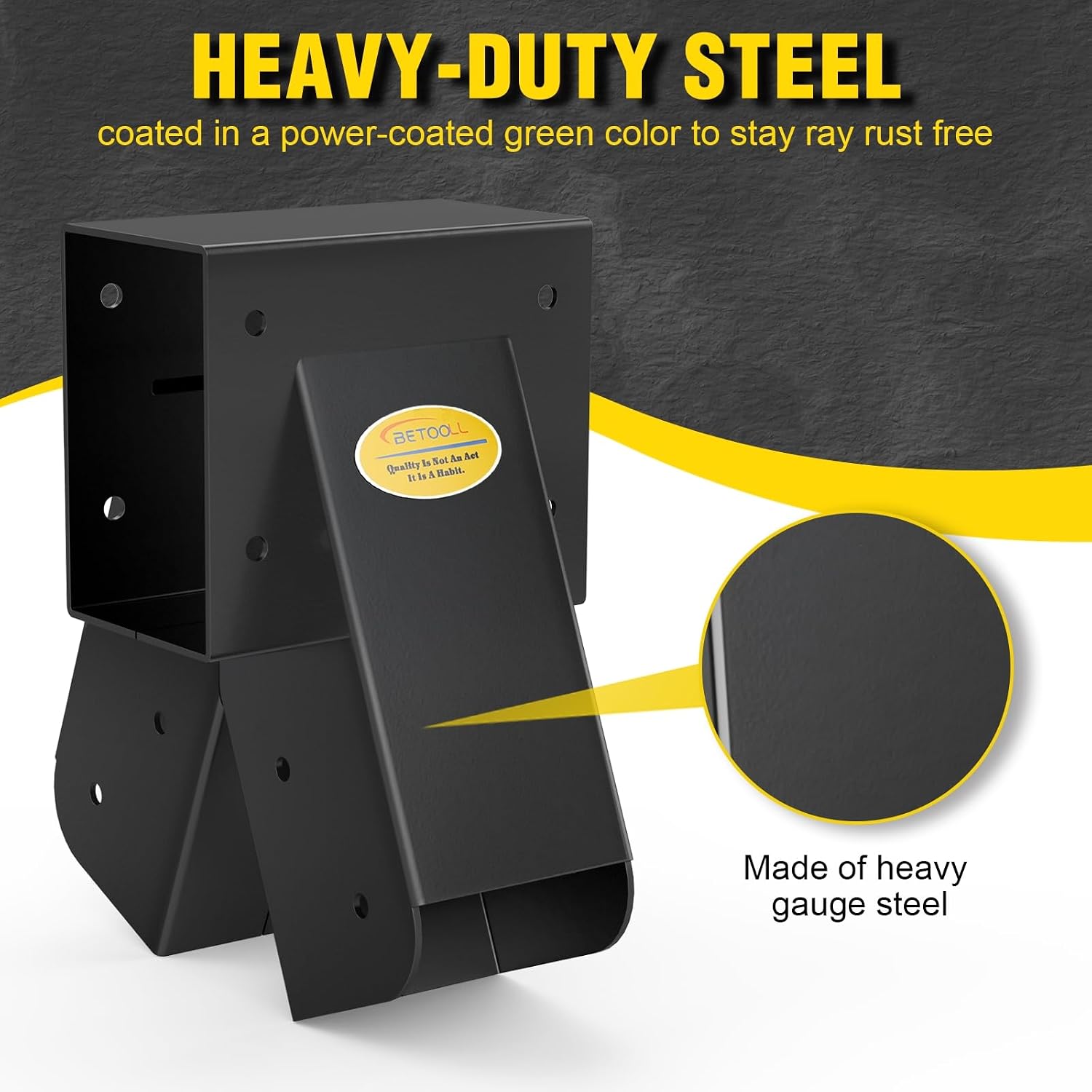 BETOOLL Swing Set Bracket with All Mounting Hardware Middle Bracket
