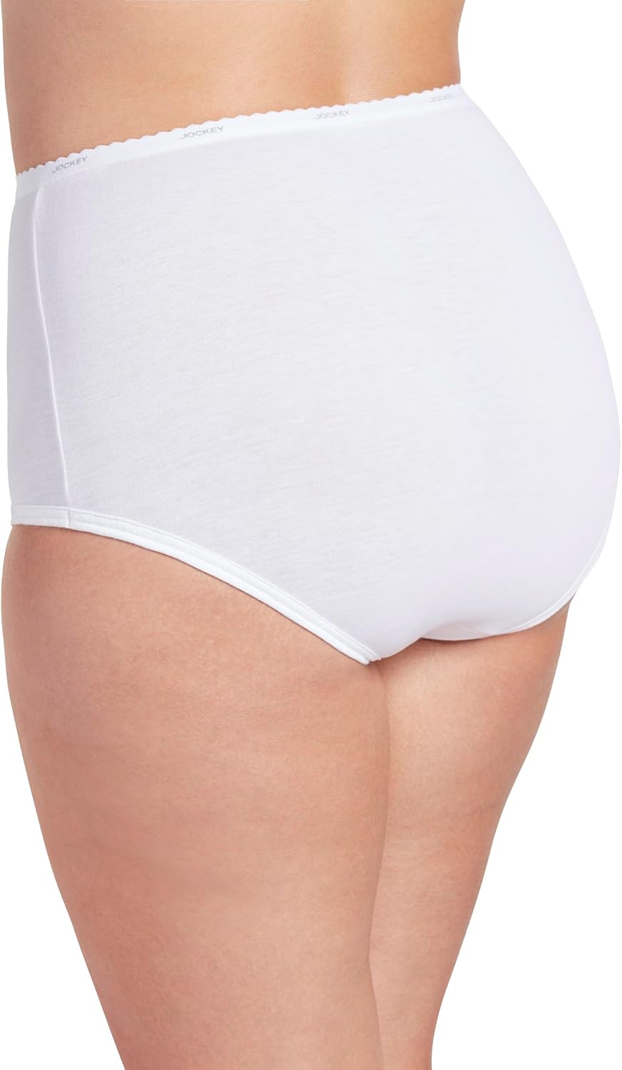 Jockey Women's Underwear 100% Cotton Classic Brief - 3 Pack
