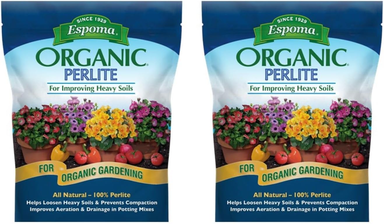 Espoma Organic Perlite, All Natural and Approved for Organic Gardening. Helps Loosen and Aerate Heavy Soils