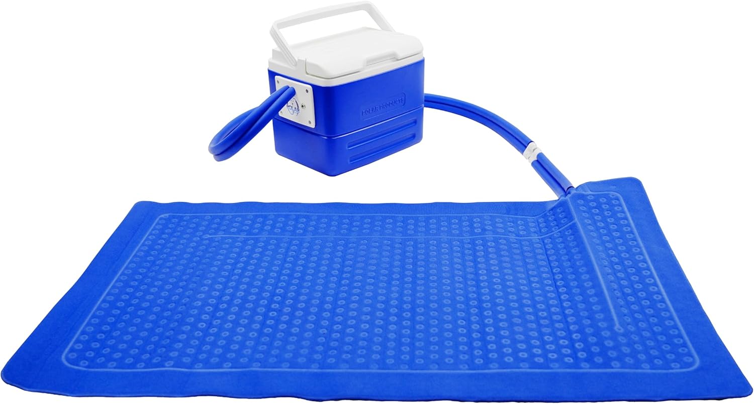Polar Active Ice 3.0 | 9 QT Cold Therapy Ice Machine| Programmable Timer | 6 in 1 Universal Pad | Cryotherapy Pain Relief System | Ace Bandage Style Compression