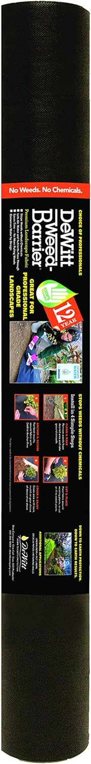 Dewitt 3-Foot by 100-Foot Non Woven 12-Year Landscape Fabric 12YR3100