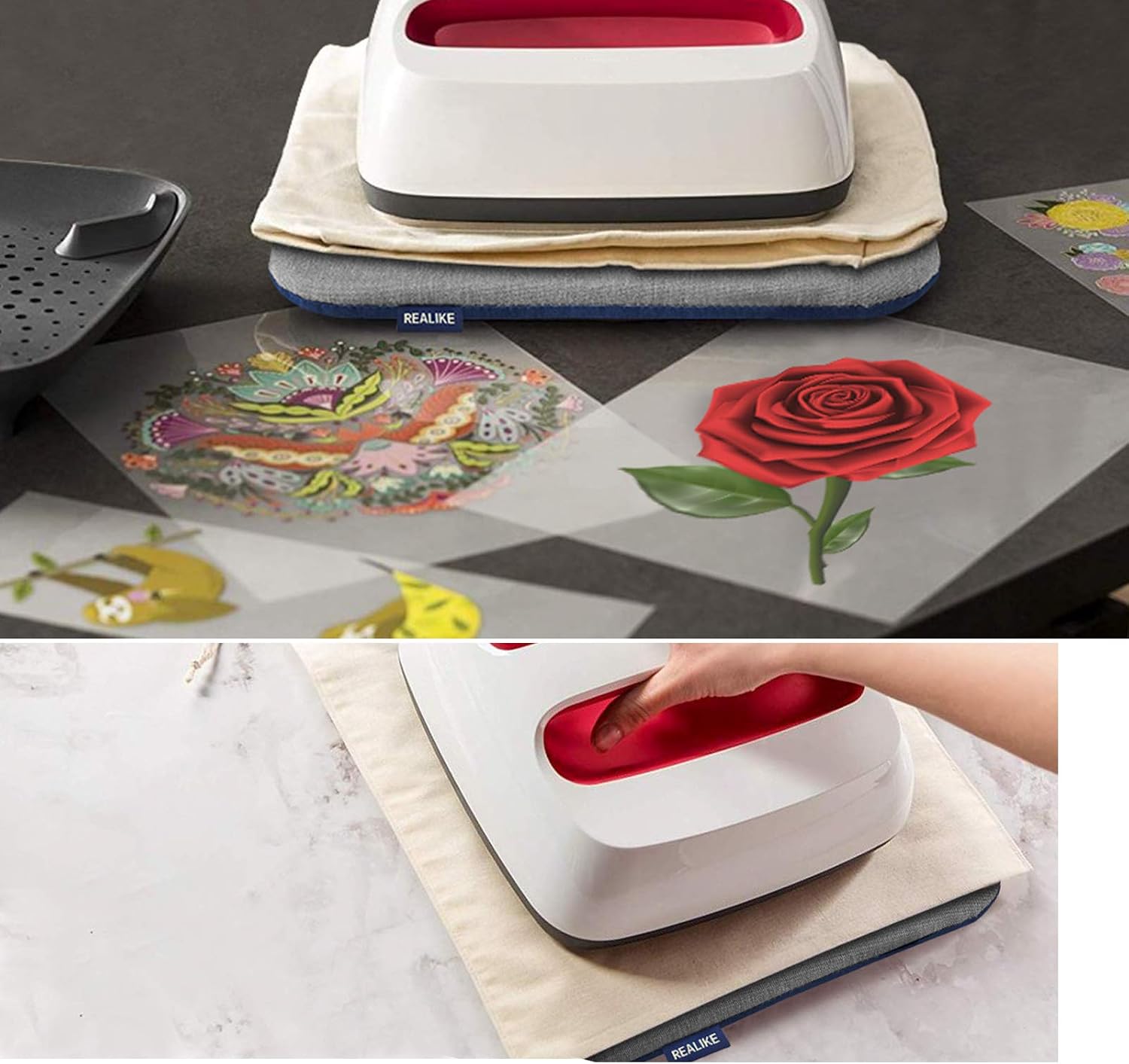 REALIKE Heat Press Mat Compatible with Cricut Easy Press 2/Cricut Easy Press(12X12 inch)