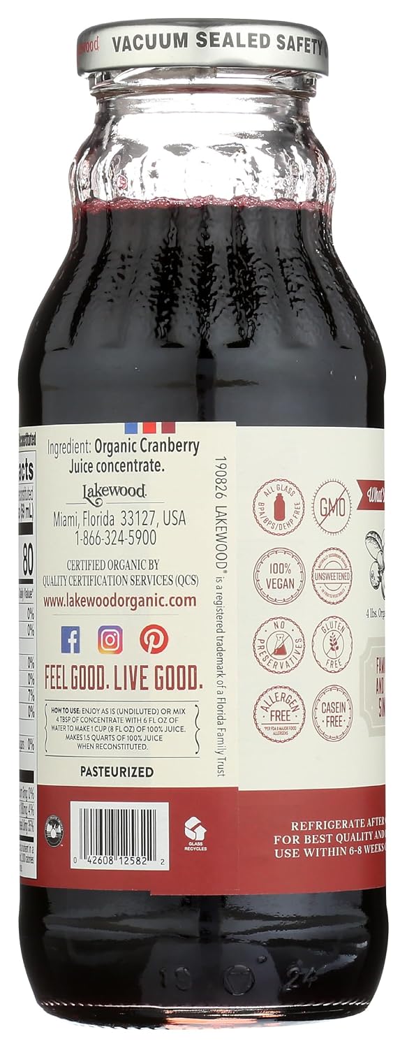 Lakewood, Organic Pure Apple Juice, 32 oz