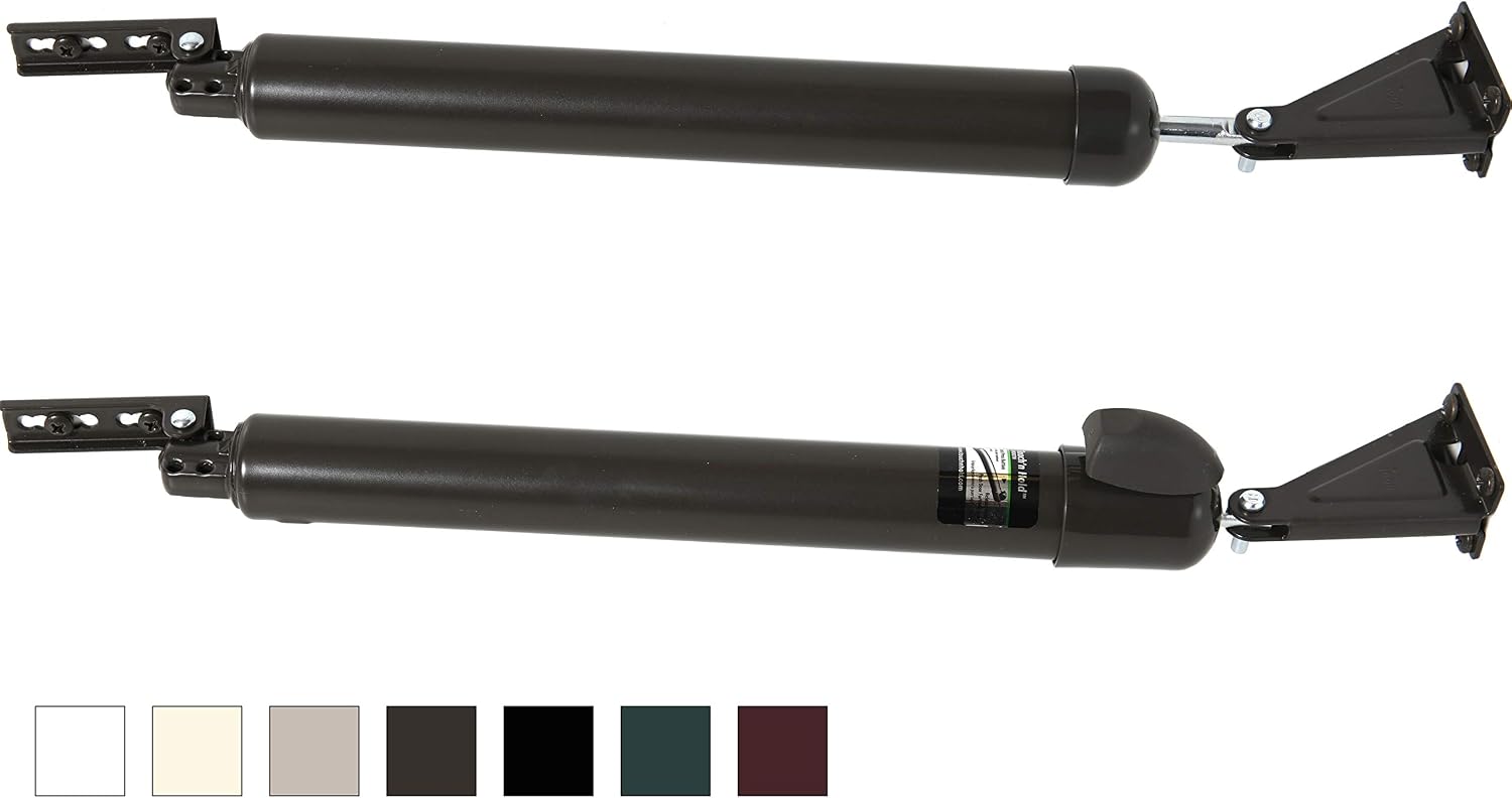 GREENSTAR Touch 'n Hold Smooth - Dual Door Closer System - Heavy Duty - for (Medium and Heavy Weight) Storm, Screen, & Security Doors - New Doors or Replacement for Previous Units (White)