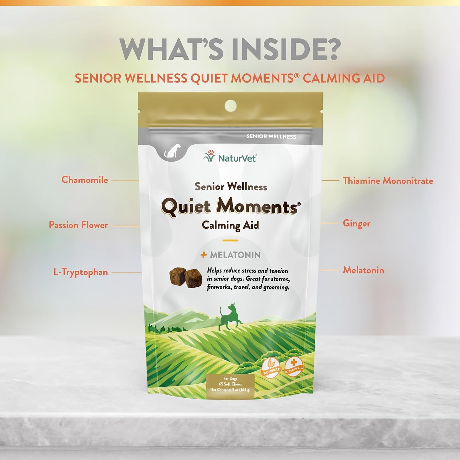 NaturVet Quiet Moments Calming Drops for Cats & Dogs - 2 Oz