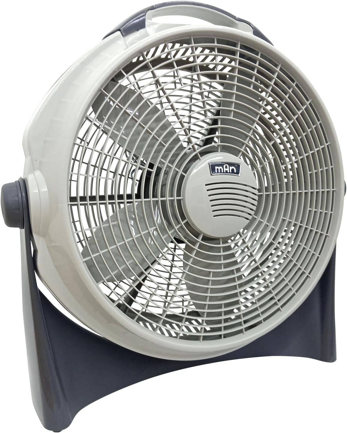 MAN High Velocity Floor Fan 20 Inch, 3600 CFM 3-Speed Air Circulator with Adjustable Tilt, Powerful Cooling for Garage, Home, Gym, Shop & Office