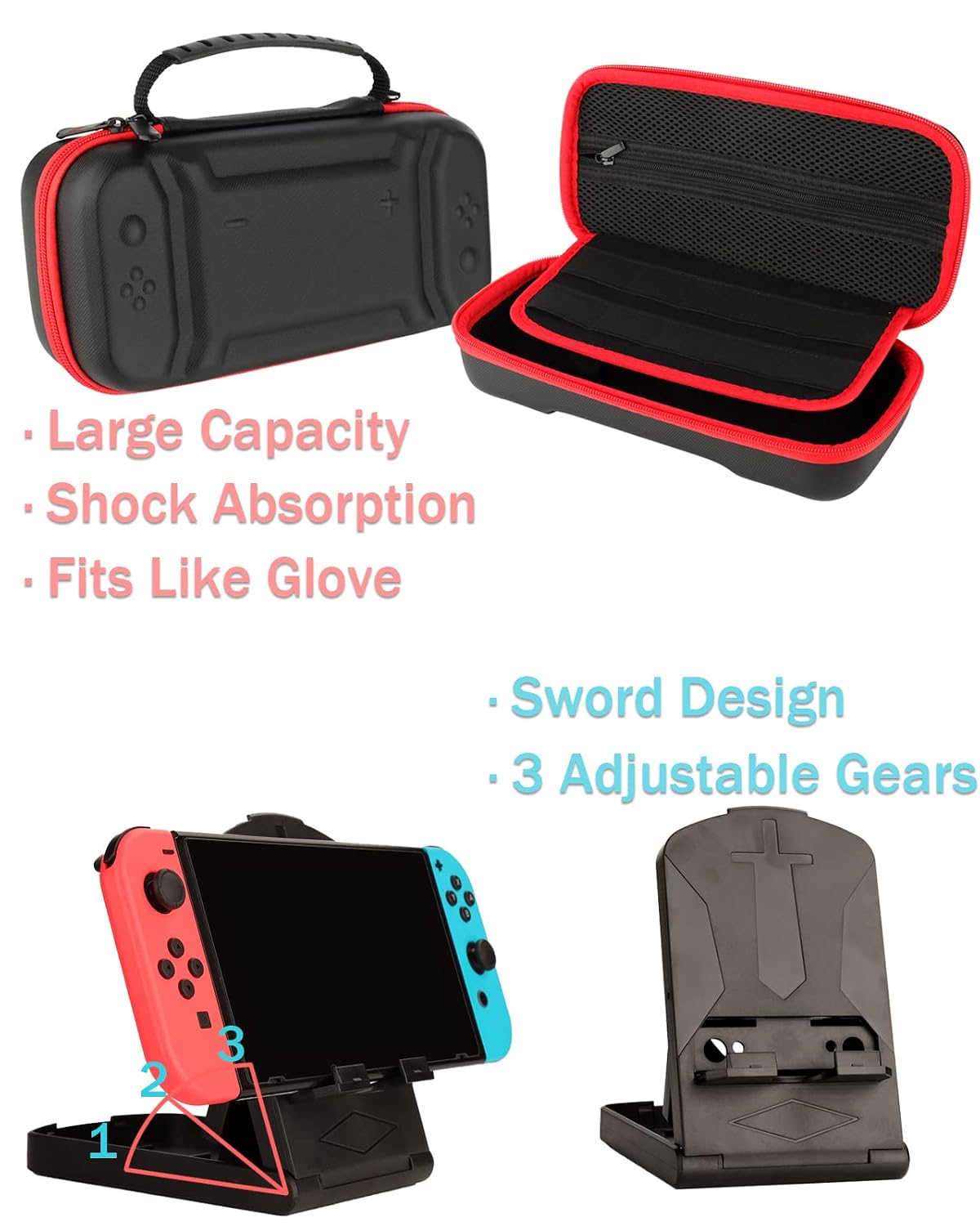 Switch Accessories - Family Bundle Accessories for Nintendo Switch