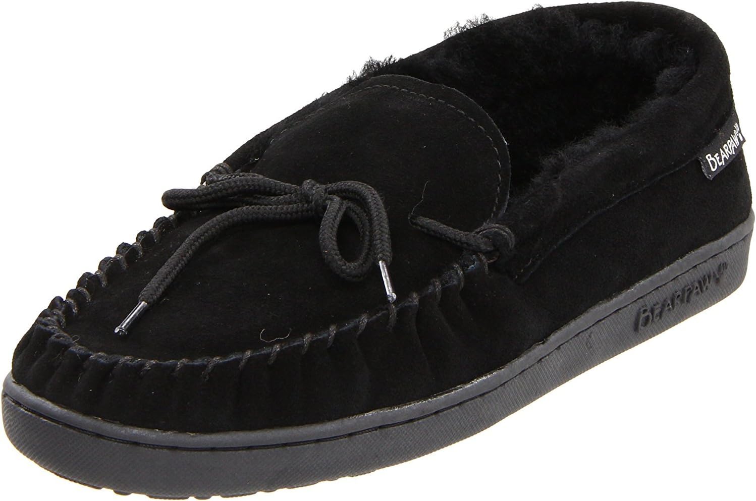 BEARPAW Moc II 2 - Men's Sheepskin Slipper - 1295M | Comfortable & Lightweight Men's Shoe, Medium Fit, Multiple Colors
