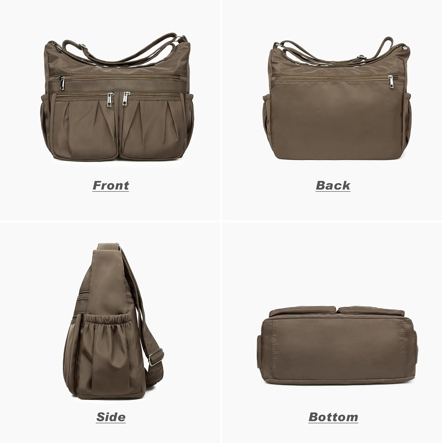 VOLGANIK ROCK Crossbody Purses for Women Shoulder Handbags Lightweight Waterproof Nylon Travel Bag Ladies Pocketbooks