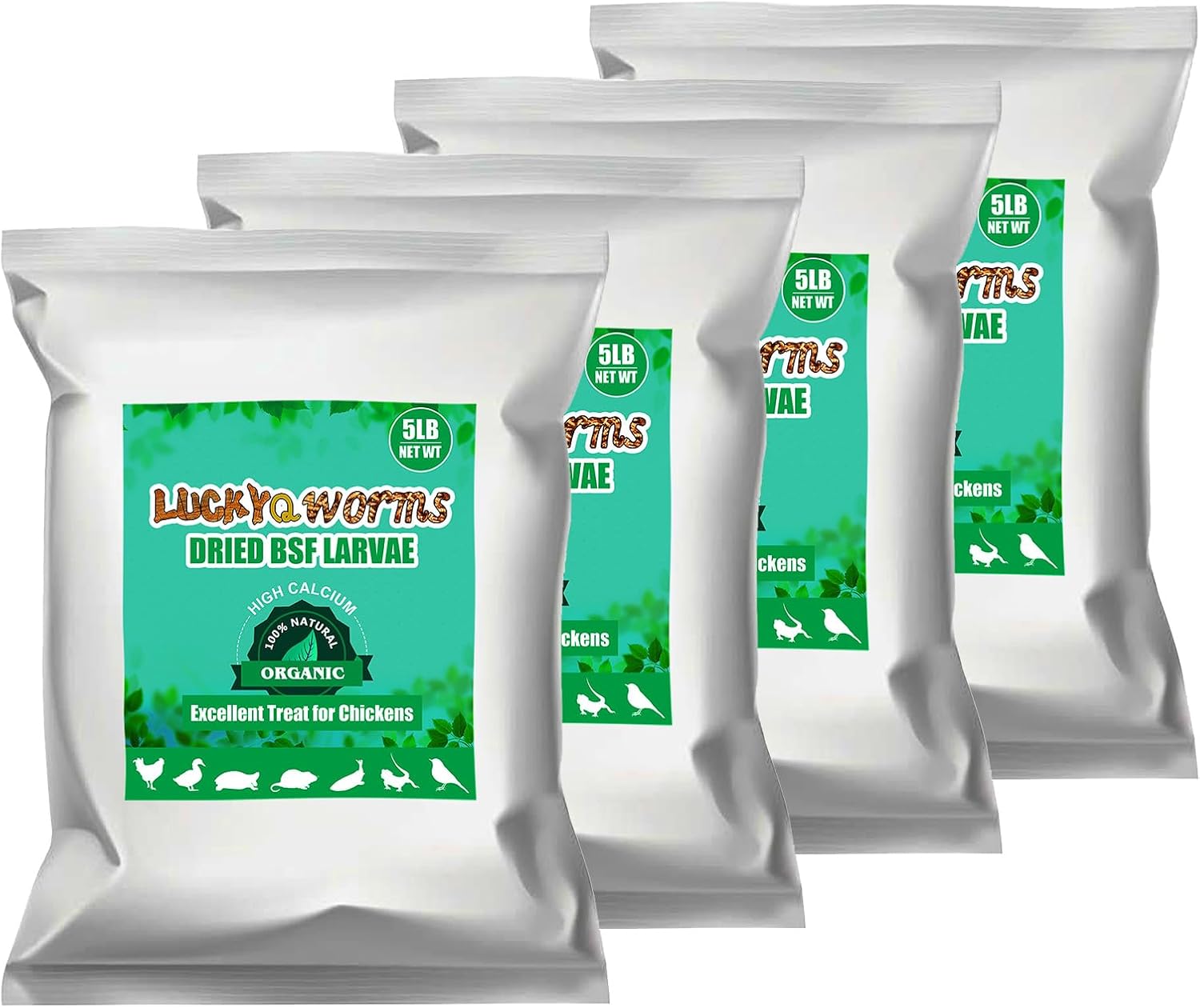 20lb Dried Mealworms for Chickens Duck High Protein Birds Treat