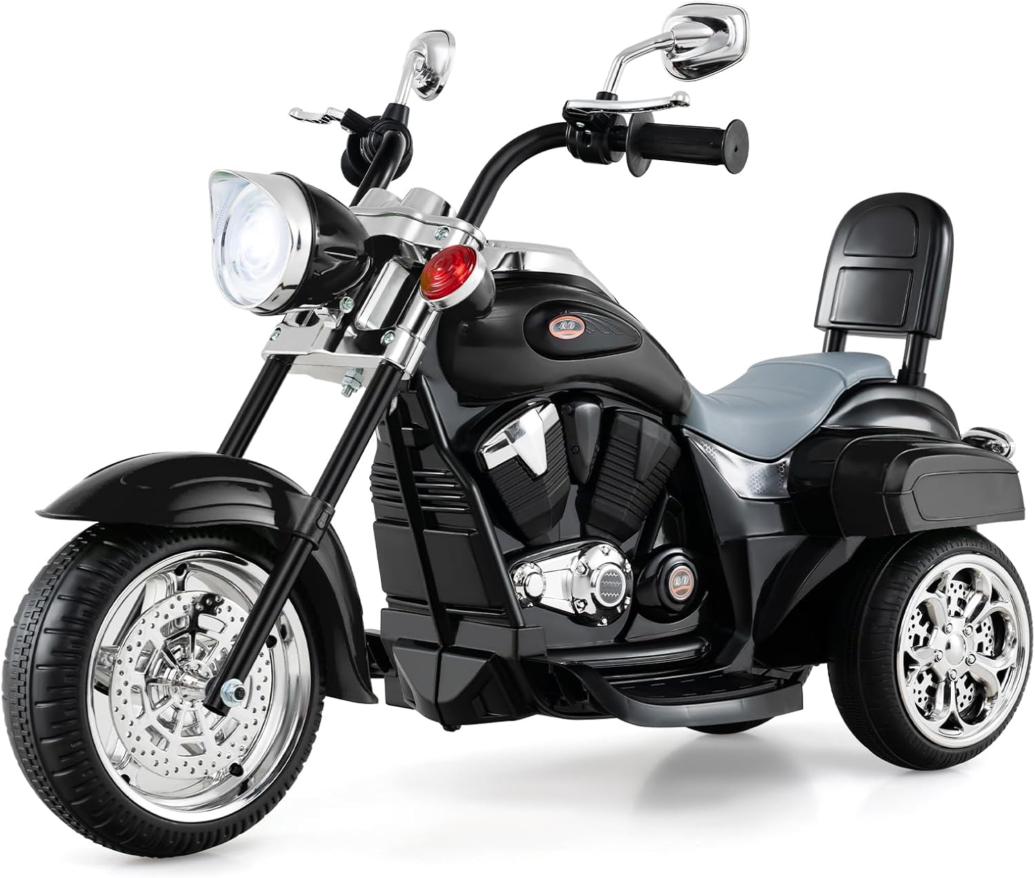 Costzon 6V Ride on Chopper Kids Motorcycle with Horn, Headlight (Red)