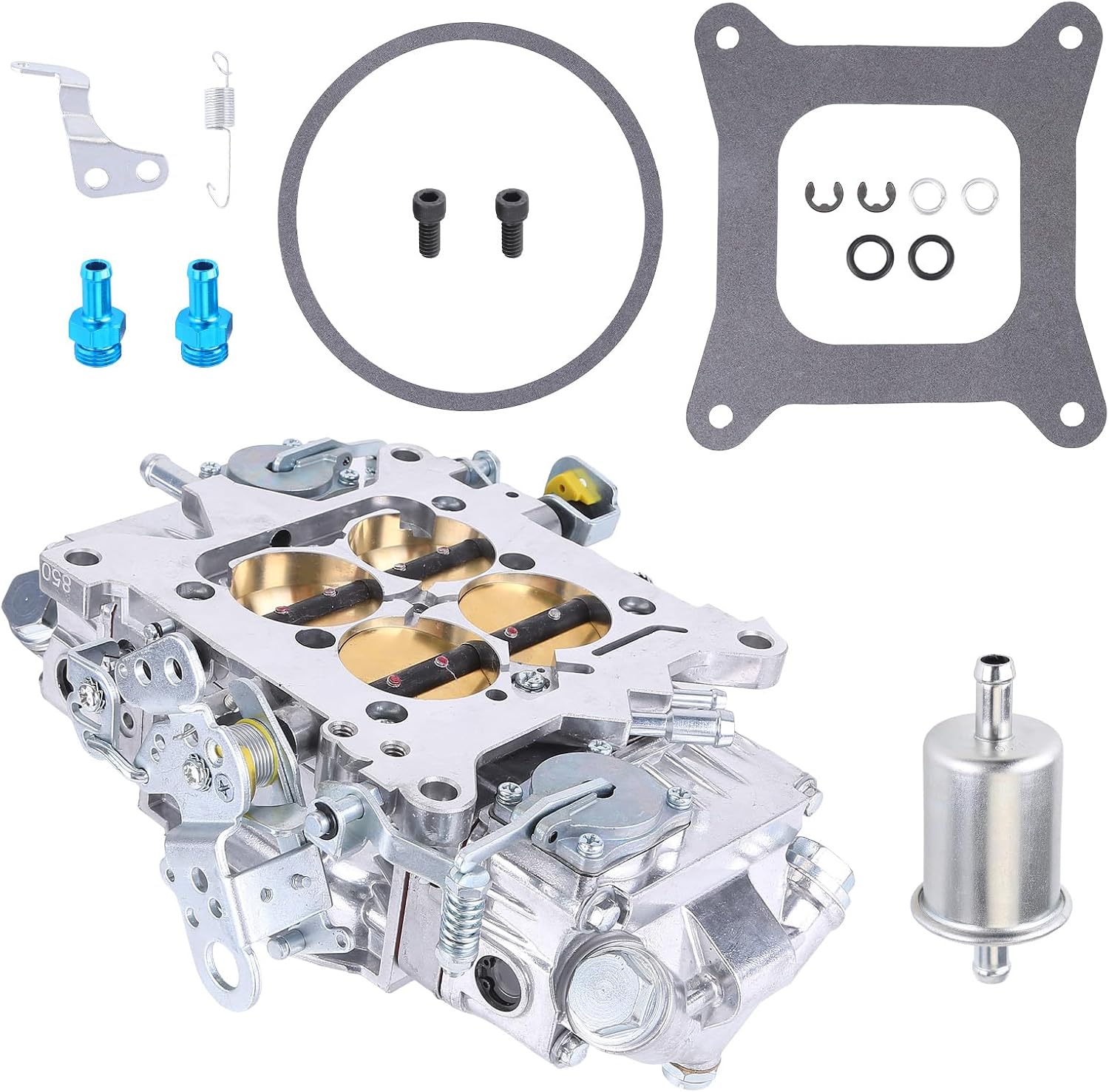 Quick Fuel 850 CFM Aluminum Carburetor Compatible for Brawler Race BR-67201