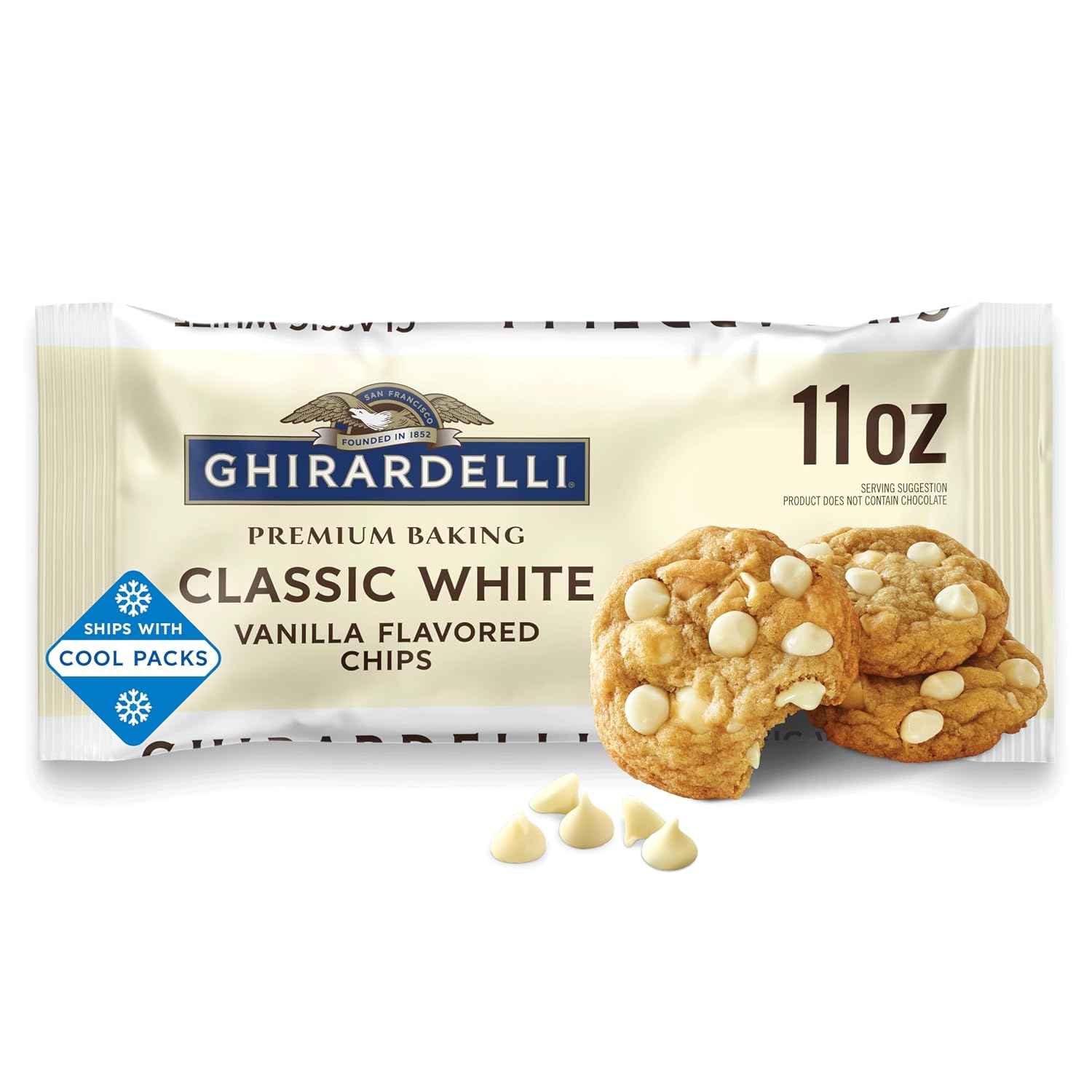 Ghirardelli, Baking Chips Semi Sweet, 12 Ounce