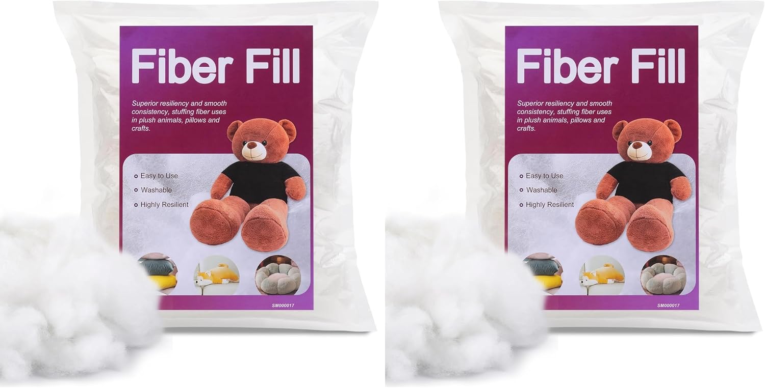 BUTUZE 250g/8.8oz Polyfill Stuffing Fiber Fill,Stuffing for Stuffed Animals