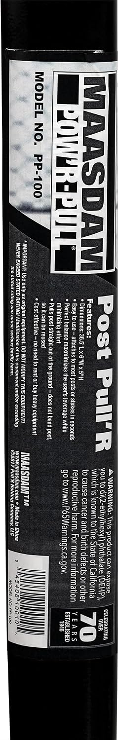 Maasdam Pow'R Pull PP100, Post Pull'R