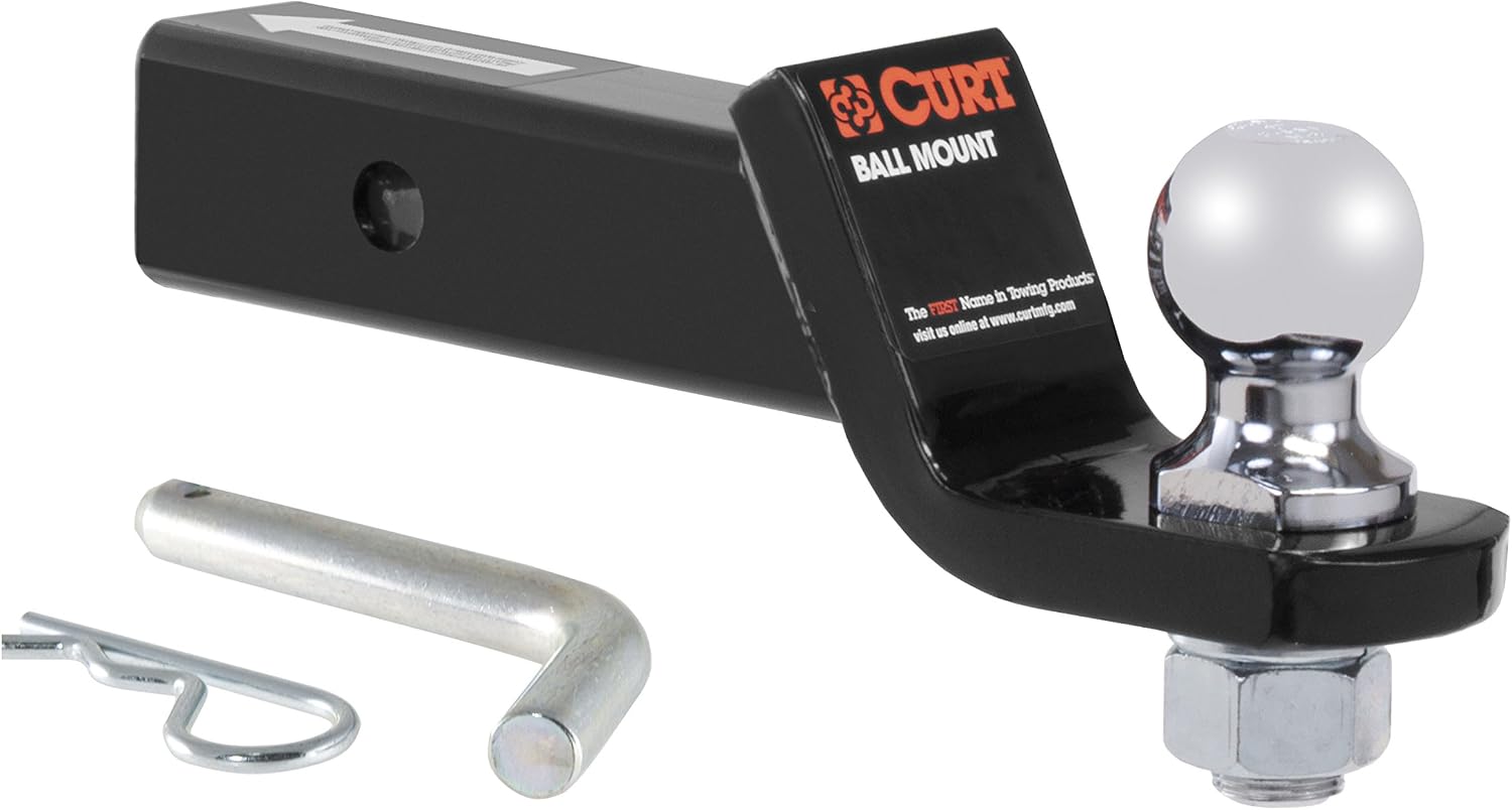 CURT 13040 55540 45036 Class 3 Trailer Hitch Tow Package with 2" Receiver fits 2003-2026 Savana Express 2500 3500 and 2003-2014 Savana Express 1500