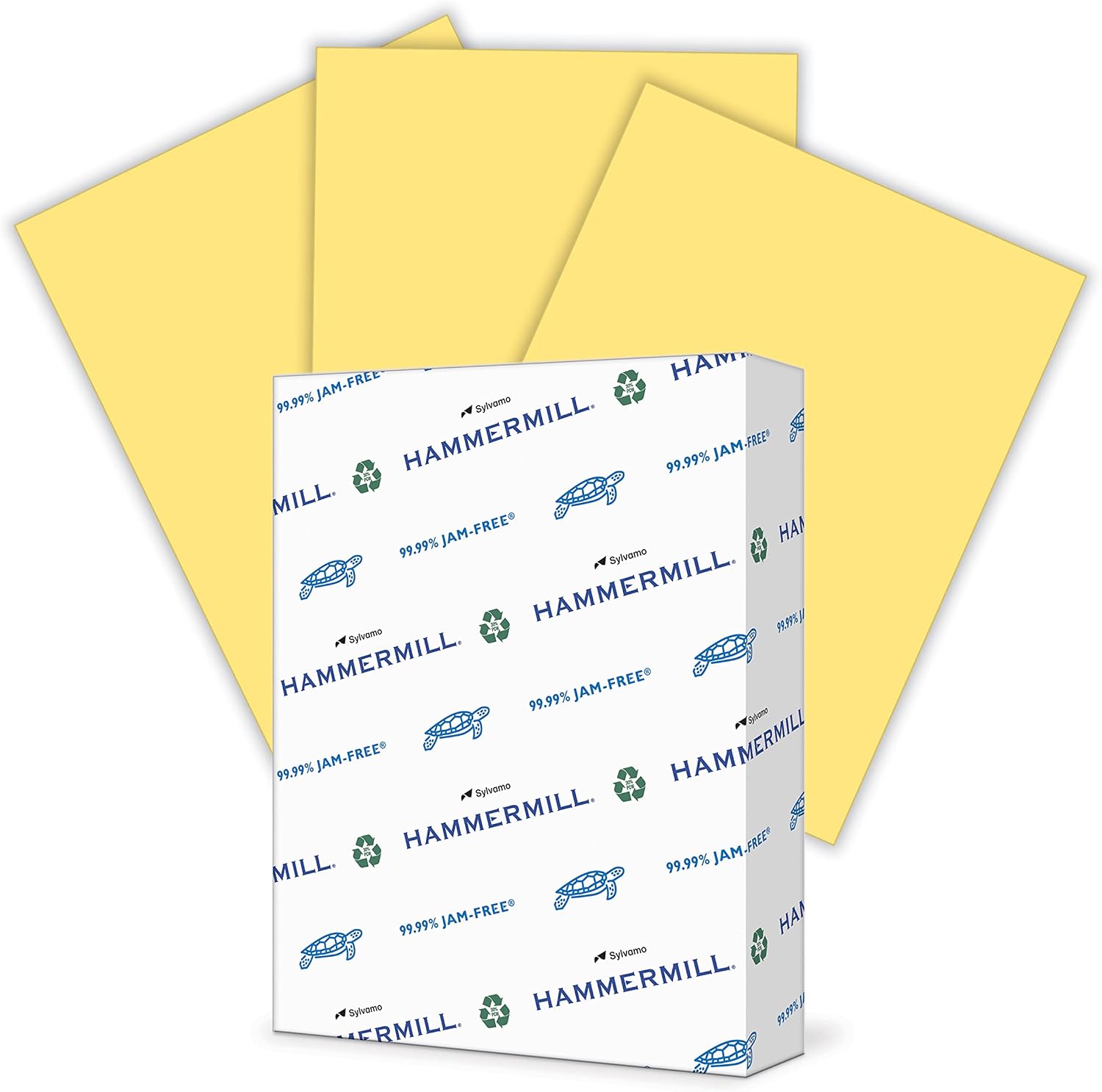 Hammermill Colored Paper, 20 lb Ivory Printer Paper, 8.5 x 11 - Made in the USA, Pastel Paper, 103176R - 1 Ream (500 Sheets)