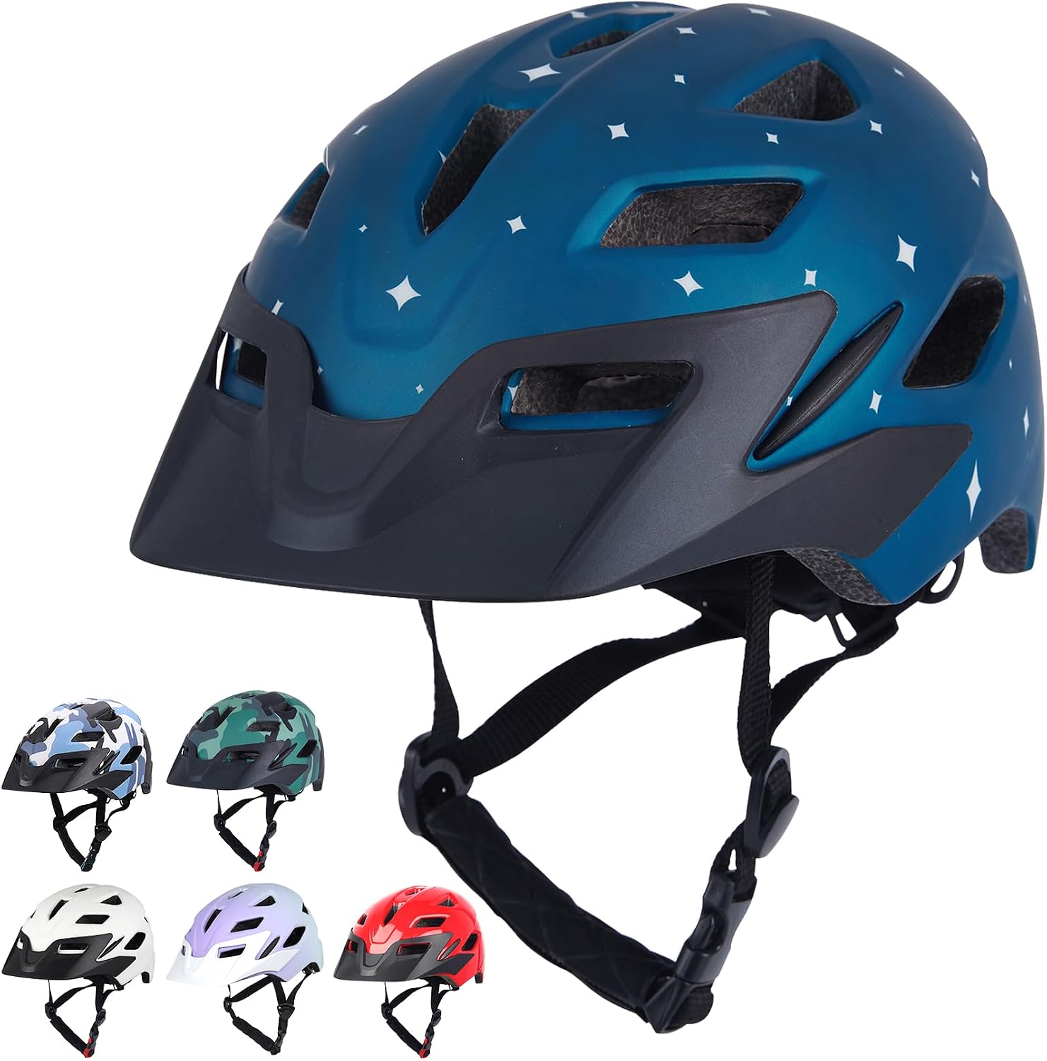 Kids Bike Helmet, Toddler Youth Helmet for Boys Girls, Ages 3-5, 5-8, 8-14