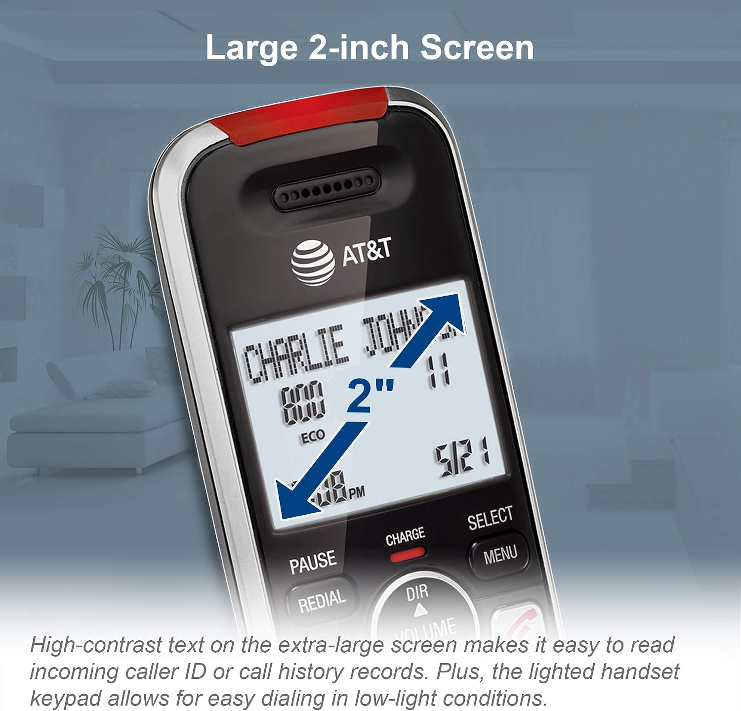 AT&T BL102-4 DECT 6.0 4-Handset Cordless Phone for Home with Answering Machine, Call Blocking, Caller ID Announcer, Audio Assist, Intercom