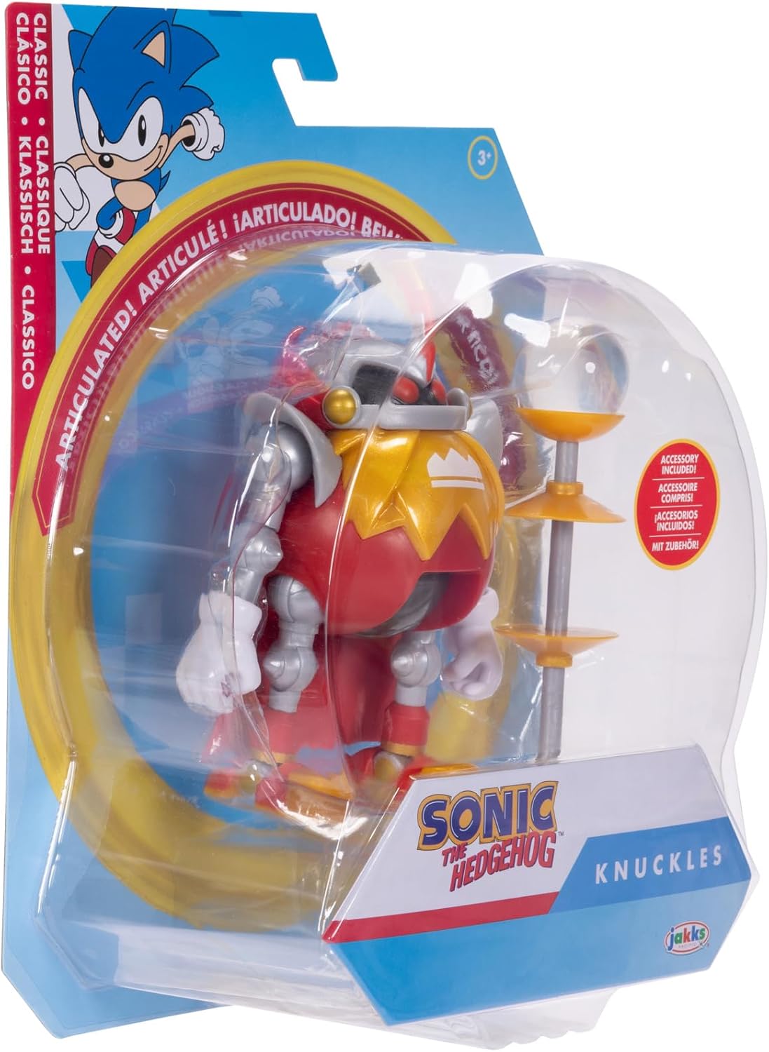 Sonic the Hedgehog 4-inch Heavy King Eggrobo Action Figure with Spike Trap Accessory. Ages 3+ (Officially licensed by Sega)