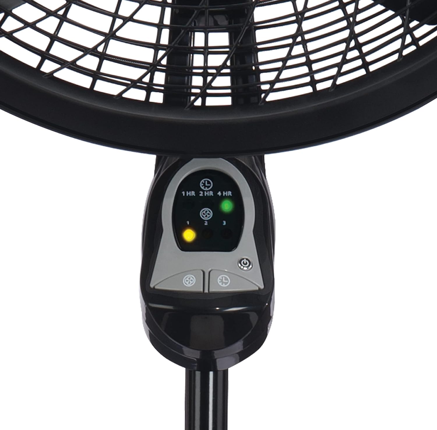 Lasko Cyclone Oscillating Pedestal Fan - Adjustable to 54" - 1843 - Black | Remote Control, Cooling Standing Fan for Bedroom, Living Room