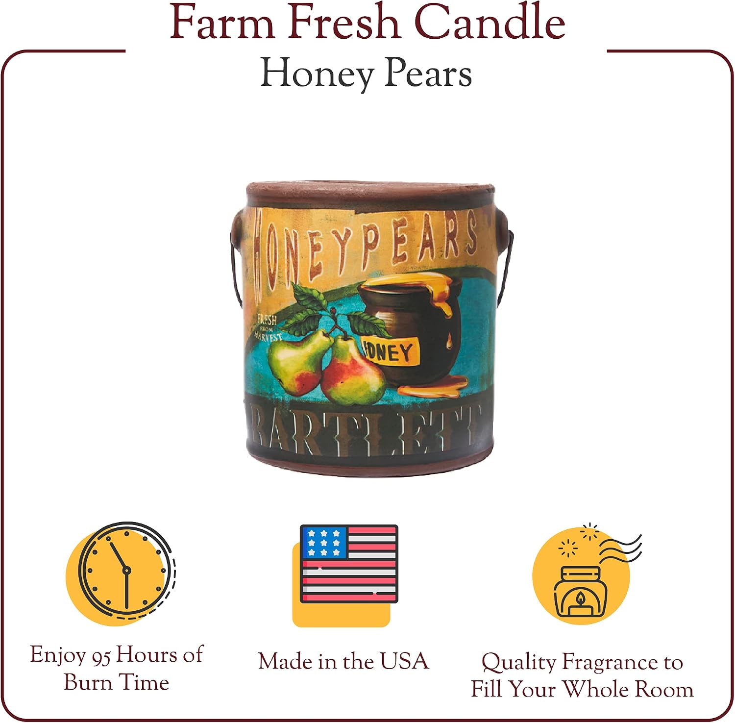A CHEERFUL GIVER 95hr 20oz Scented Candle - Balsam Fir - Multi-Wick Glass Candle - Gifts For Men and Women