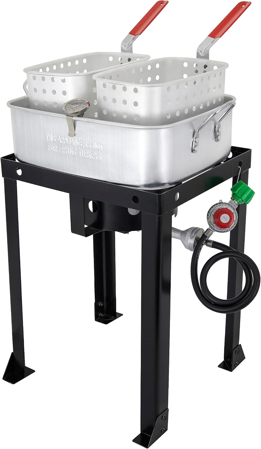 Chard FFPA105 Fish and Wing Fryer, Silver