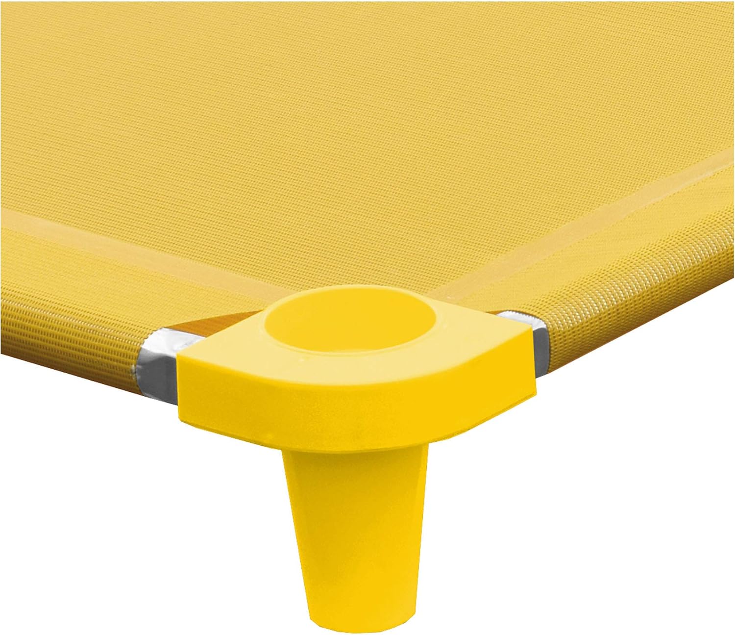 Acrimet Toddler Cot Bed for Kids, Travel, Day Care, 52" x 21" Yellow 1 Pack