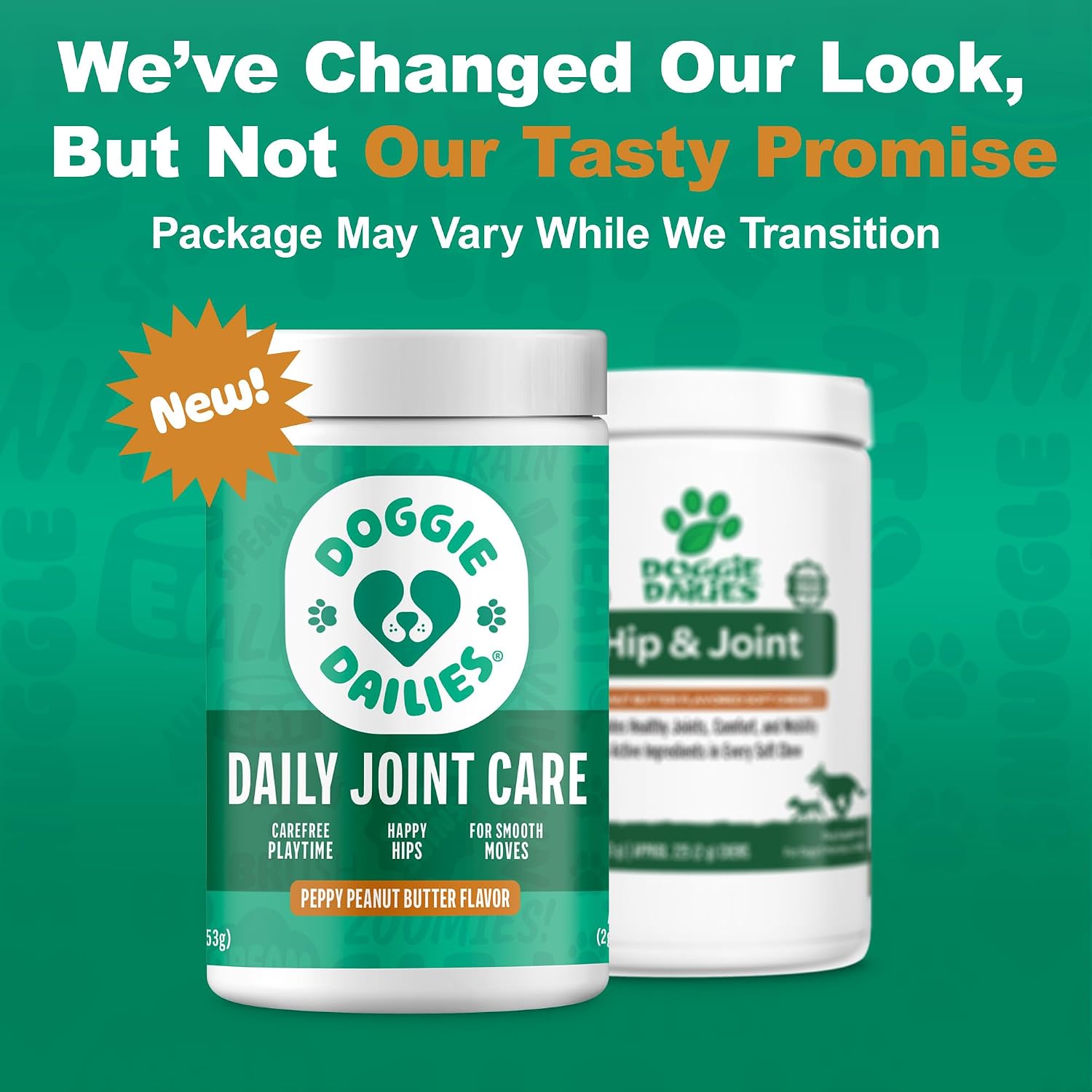 Doggie Dailies Hip & Joint Chews for Dogs, Chicken, All Breeds, 225 Count | Glucosamine & Chondroitin Supplement, Supports Joint Health & Mobility, Soft Chews for Dogs of All Breeds & Sizes