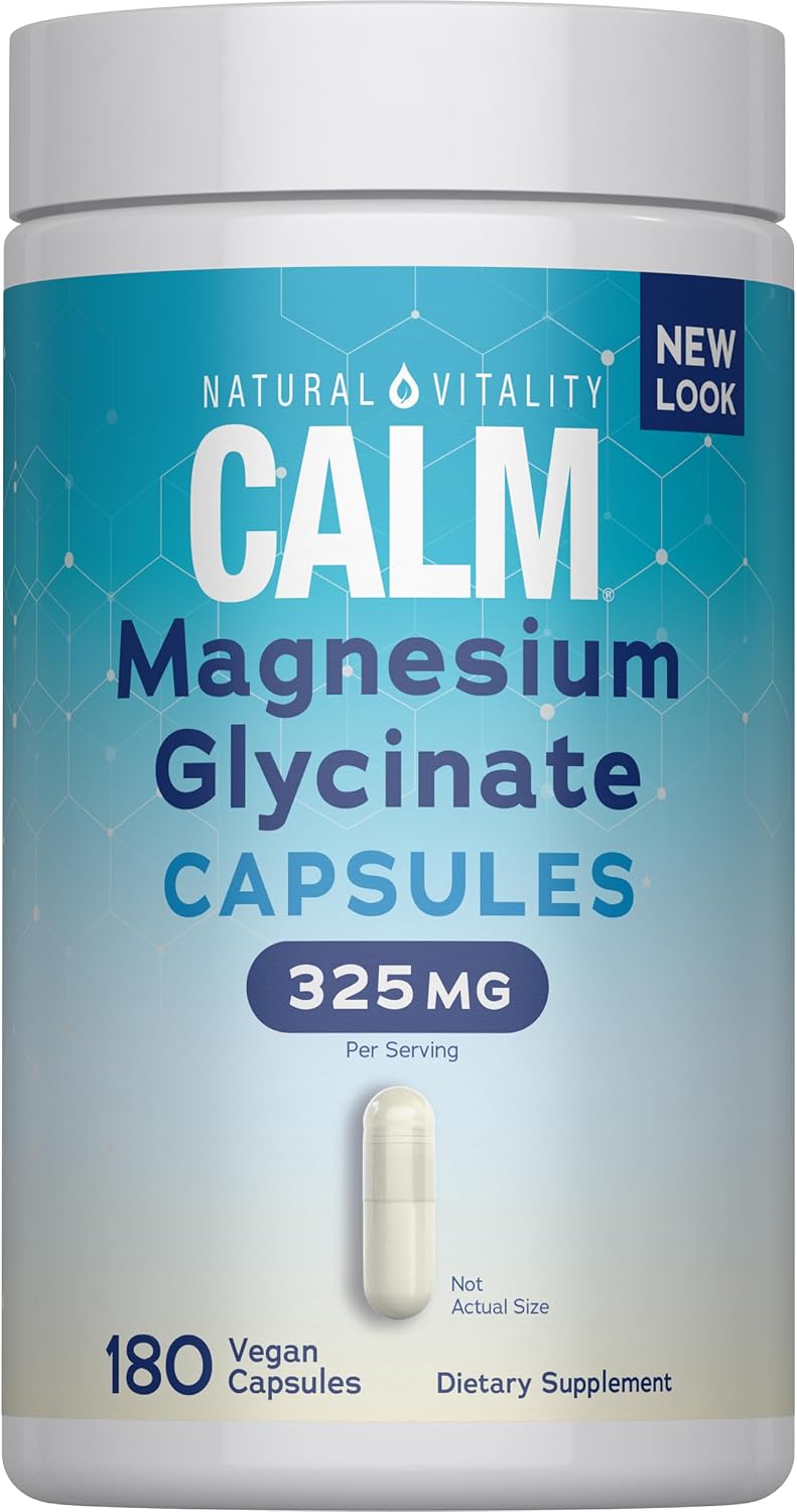 Natural Vitality Calm Magnesium Glycinate Capsules