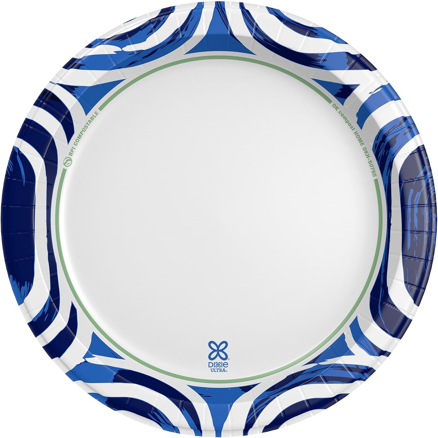 Dixie Ultra, Large Paper Plates, 10 Inch, 100 Count, 3X Stronger*, Heavy Duty, Microwave-Safe, Soak-Proof, Cut Resistant, Disposable Plates For Heavy