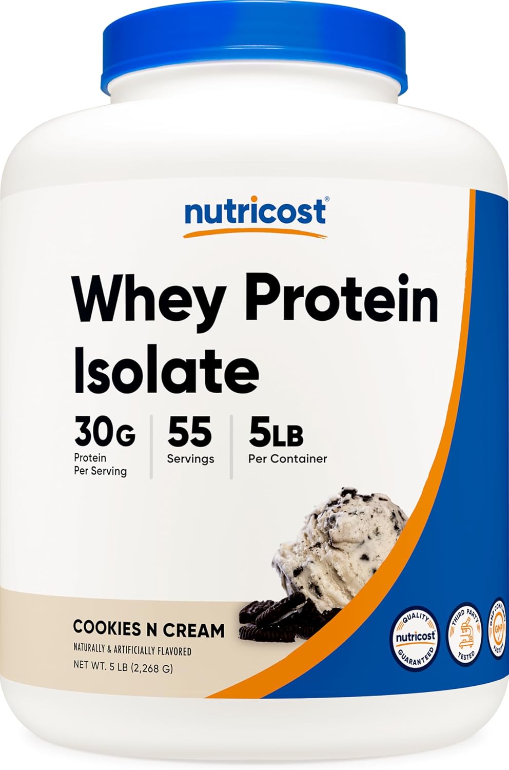 Nutricost Whey Protein Isolate Powder (Vanilla) 2LBS